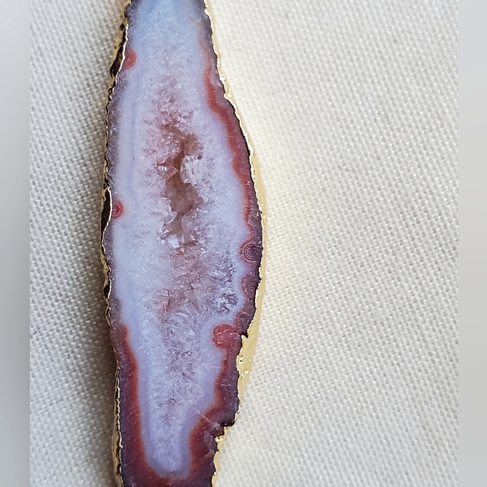 Geode Slice Pendant - Picture 4 of 8